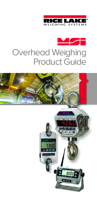 Thumbnail of document Data Sheet - MSI-8000HD Indicator/Remote Display
